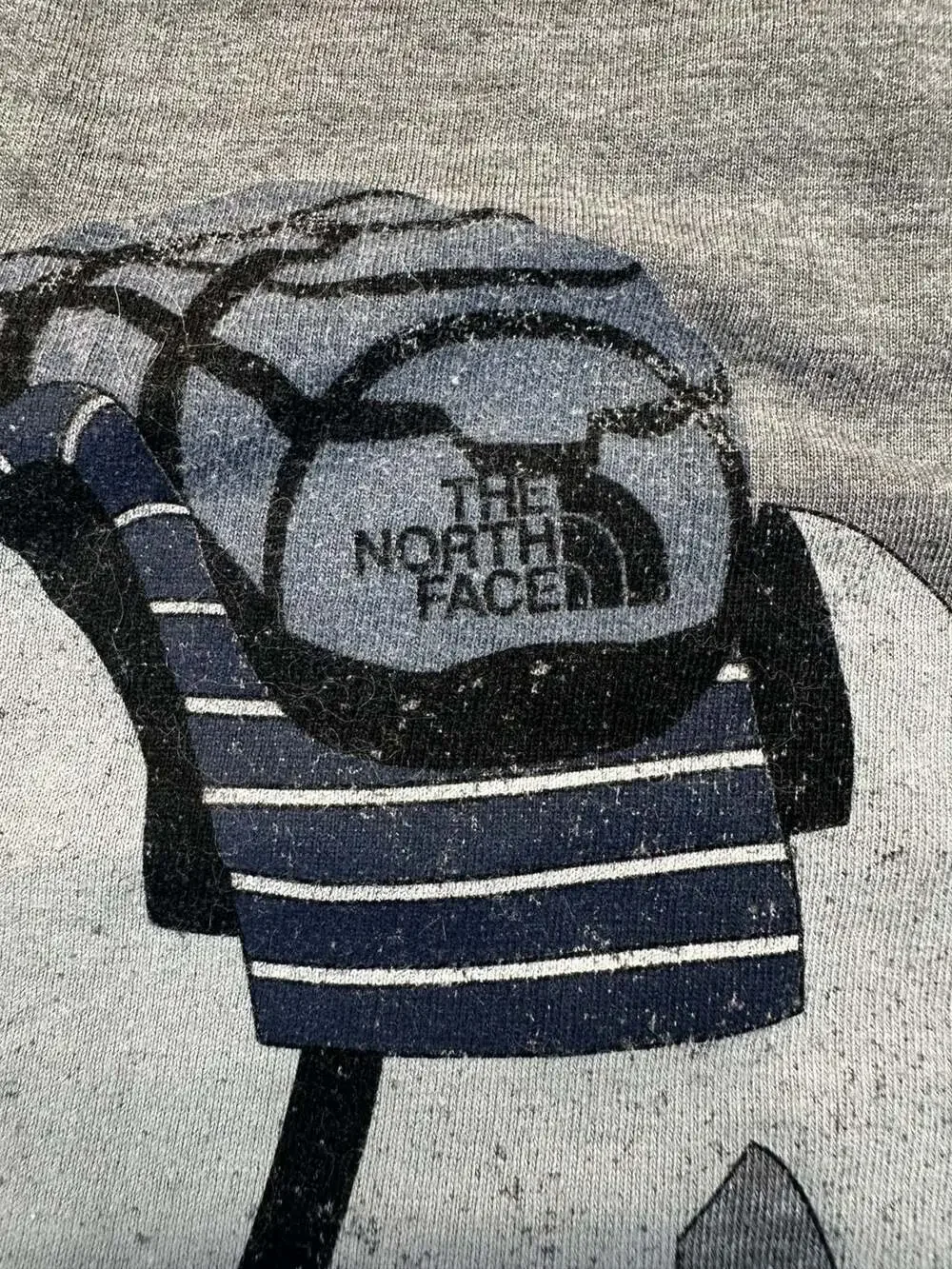 The North Face 'Pack That Ass Up' Graphic T-Shirt Gray Slim Fit Funny Classic
